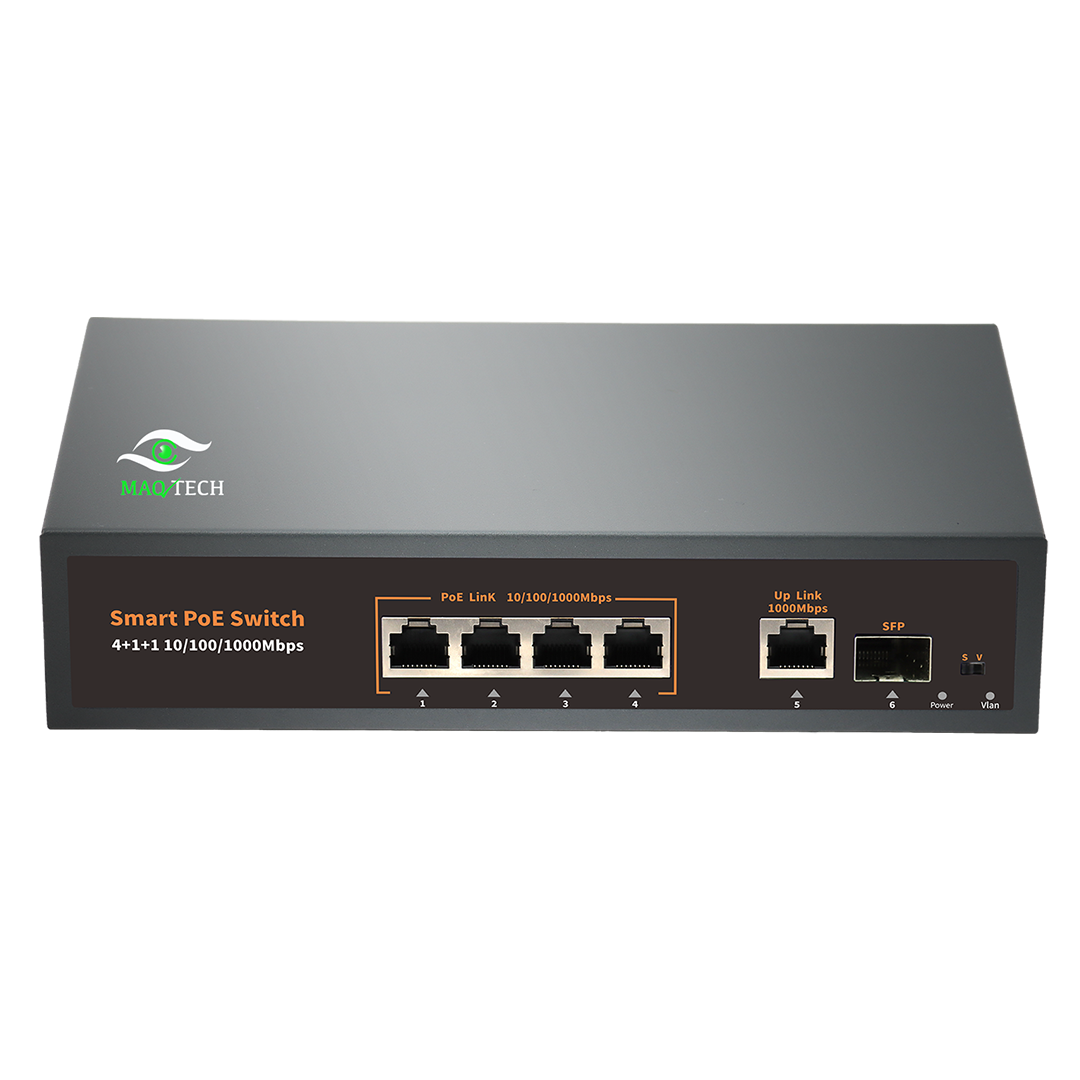 סוויץ 4 כניסות 1 גיגה +1כניסות אפ ליינק1גיגה+ כניסה לסיב אופטי